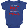 i'm not short awesome Baby Bodysuit