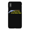 if guns kill people, i guess pencils miss spell words iPhoneX Case