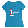 i tried it at home Women's Triblend Scoop T-shirt