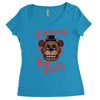 i survived five nights at freddy's pizzeria Women's Triblend Scoop T-shirt
