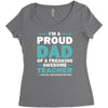 i'm a proud dad of a freaking awesome teacher. (yes she bought me this Women's Triblend Scoop T-shirt
