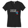 if you met my family you would understand Women's V-Neck T-Shirt