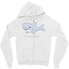 it's shark week y'all Zipper Hoodie