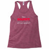 i'm a nanny what's your superpower Racerback Tank