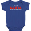 i'm not santa but you can sit on my lap Baby Bodysuit