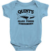 jaws cool shark Baby Bodysuit