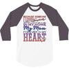 my mom is in heaven forever 3/4 Sleeve Shirt
