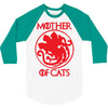 mother of cat new 3/4 Sleeve Shirt