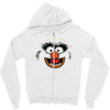 animal face Zipper Hoodie