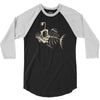 animal fishing tee graphic 3/4 Sleeve Shirt