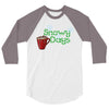 snowy days 3/4 Sleeve Shirt