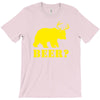 beer t shirt bear plus deer funny tee drinking college humor party shi T-Shirt