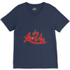 lace up V-Neck Tee
