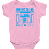r2 d2 droid vintage star wars Baby Onesie