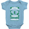 Never Underestimate The Strength Of A Liver Cancer Warrior Baby Bodysuit