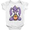 zombie bunny loves brains Baby Onesie