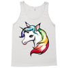 rainbow unicorn Tank Top