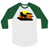 Mufasa and Simba Lion King 3/4 Sleeve Shirt