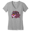 new cat bus Women's V-Neck T-Shirt