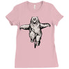 balance bear Ladies Fitted T-Shirt