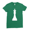 Chess King and Pawn Ladies Fitted T-Shirt