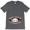 February Peeking Out Asian Baby Boy T-Shirt