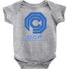 robocop   t shirt   ocp logo   cult movie Baby Onesie