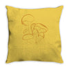 pilze magic mushroom wald natur nature psy psycho trip Throw Pillow
