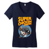 super chicken dinner Women's V-Neck T-Shirt