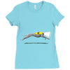 by a nose Ladies Fitted T-Shirt