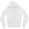 reading pun humor Zipper Hoodie