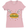 bun bun Ladies Fitted T-Shirt