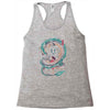 the girl and the dragon Racerback Tank