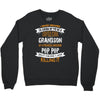 Super Cool Grandson Of A Freaking Awesome Pop Pop Crewneck Sweatshirt