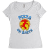 pizza on earth Women's Triblend Scoop T-shirt