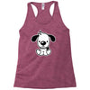 cute dog Racerback Tank