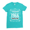 vintage made in 1966 perfectly aged a living legend Ladies Fitted T-Shirt