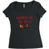 Number Of The Best Women's Triblend Scoop T-shirt