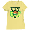 green lantern pow Ladies Fitted T-Shirt
