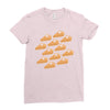 ugly pumpkin pie Ladies Fitted T-Shirt