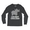 chubby unicorn rhino Long Sleeve Shirts