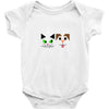 cat and dog Baby Bodysuit