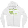 sarcasm loading funny computer tech gee Zipper Hoodie