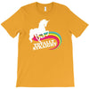 totally straight funny rainbow unicorn gay pride novelty fashion T-Shirt