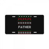 ugly christmas father License Plate