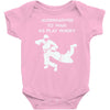 alternatives to war play rugby Baby Onesie