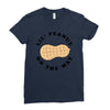 Little Peanut on the Way Ladies Fitted T-Shirt