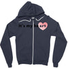 its my Heart Zipper Hoodie