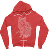 schr&ouml;dinger&rsquo;s equation Zipper Hoodie