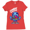 zombie burgers rouge Ladies Fitted T-Shirt
